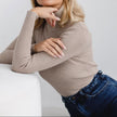 Ylvi | Women's Ribbed Knit Turtleneck Sweater