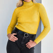 Ylvi | Women's Ribbed Knit Turtleneck Sweater