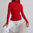 Ylvi | Women's Ribbed Knit Turtleneck Sweater