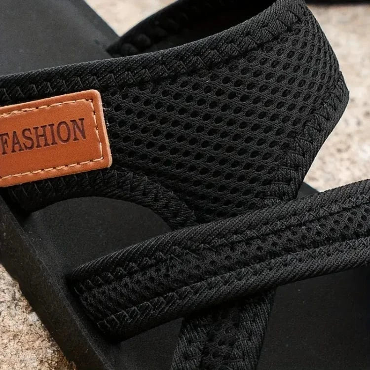 FJØRNA women's orthopedic slippers with open-toe design and low heel, offering comfort and support for everyday wear.