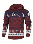 Giulia | Women's Fair Isle Reindeer Hooded Christmas Sweater