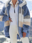 Erika | Women's Plus-Size Hooded Zip-Up Sherpa Winter Jacket