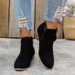 Elara | Women's Zip Ankle Elegance, Ease Boots with Comfortable Casual