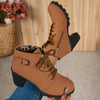 Aria | Women's Lace Up Heel Bold Comfort Boots with Every Step