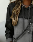 Elara | Women's Chic Colorblock Hoodie Sweatshirt