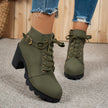 Aria | Women's Lace Up Heel Bold Comfort Boots with Every Step