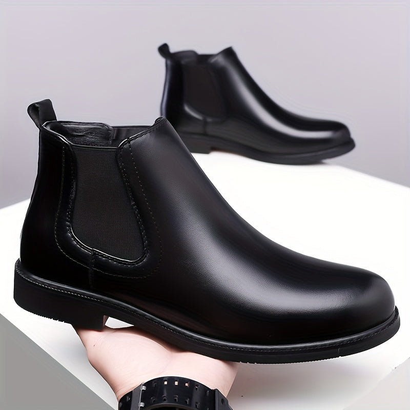 Chelsea Boots Brown Slip On Polished Cushioned Ankle Boots | Everett