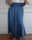 FJØRNA lightweight summer dress for women with elastic waist, breathable fabric, ideal for warm weather and casual wear.