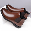 Chelsea Boots Brown Slip On Polished Cushioned Ankle Boots | Everett
