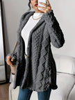 Hayden Soof | Women's Versatile Knit Hooded Cardigan Sweater