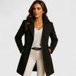 Coat Women Slim Fit Lapel Button Front Elegant