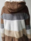 Erika | Women's Plus-Size Hooded Zip-Up Sherpa Winter Jacket