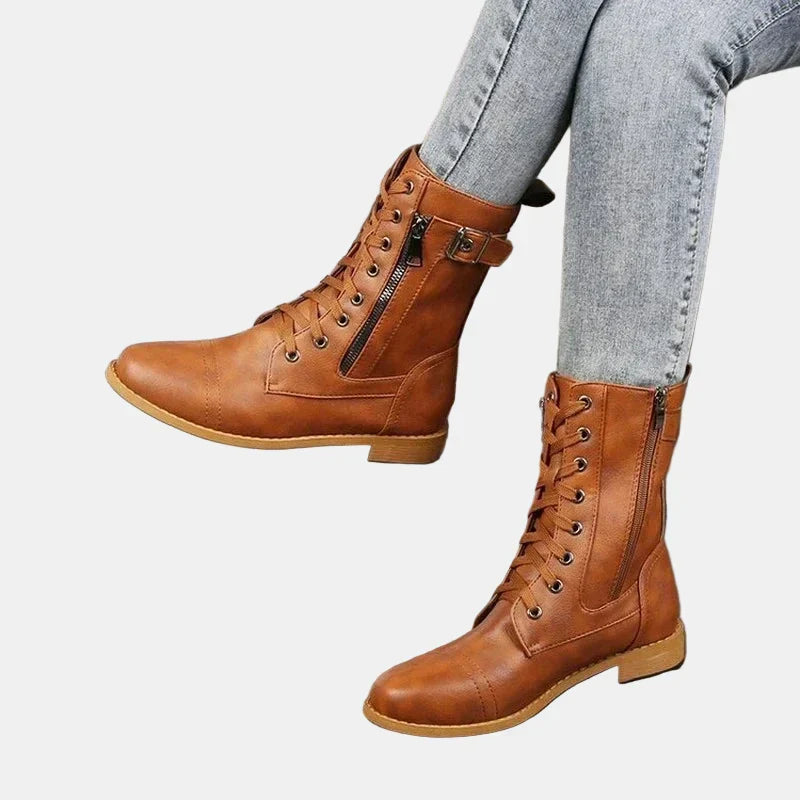 Bailey | Women's Round Toe Fall Boots with Comfortable Casual Everyday Walking