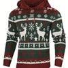 Giulia | Women's Fair Isle Reindeer Hooded Christmas Sweater