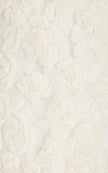White Rosette Georgette Frilled Mini Dress by FJØRNA, featuring delicate rosette details and frilled design for wedding guests.