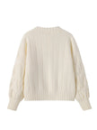 Wine red FJØRNA Clara Christmas jumper for women featuring a cozy vintage pullover with festive holiday design.