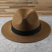 FJØRNA Carolus handmade classic Panama hat for men, white summer sun hat with elegant, handcrafted design and wide brim.