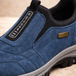 FJØRNA men's orthopedic hiking boots in blue, supportive walking shoes designed for comfort and durability.
