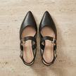 FJØRNA women's orthopedic pink heels with black accents, comfortable and stylish shoes designed for women.