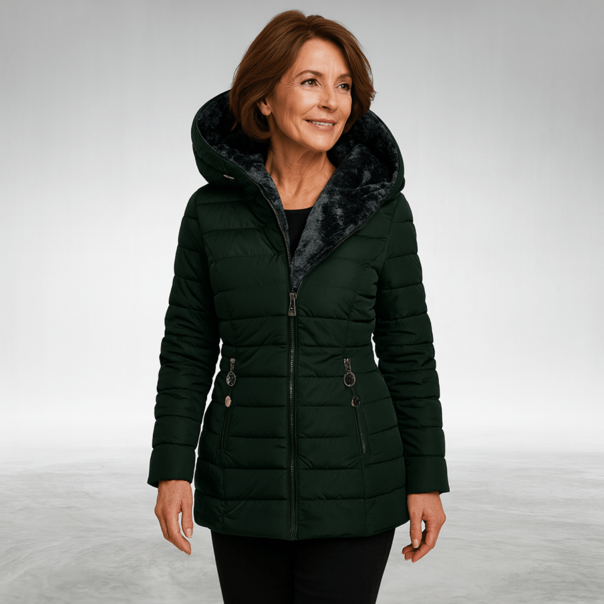 Fleece Lined Waterproof Windproof Winter Jacket for Women | Gabrielle