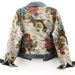 Denim Jacket Women Button Front Collared Long Sleeve