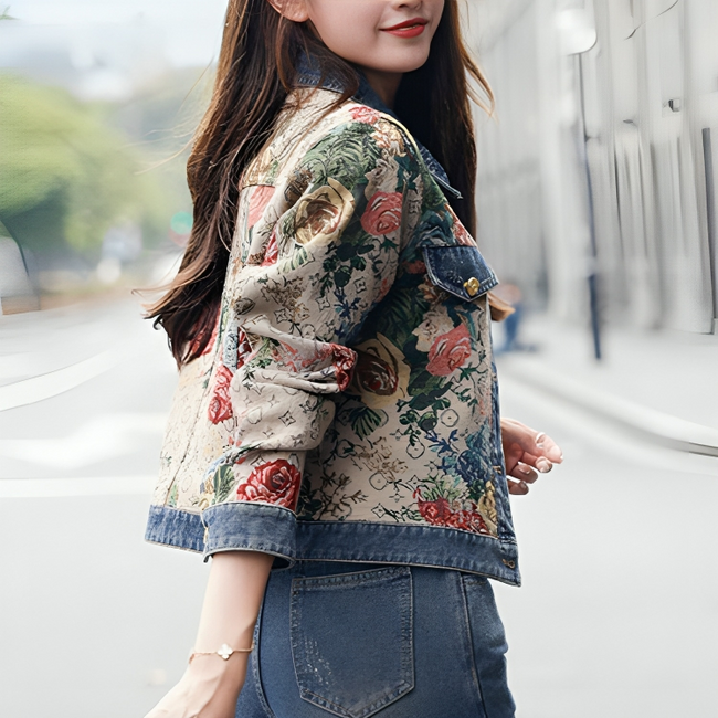 Bridget | Button-Front Denim Jacket for Women
