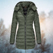 Gwenienne | Women's Longline Quilted Hooded Winter Puffer Coat