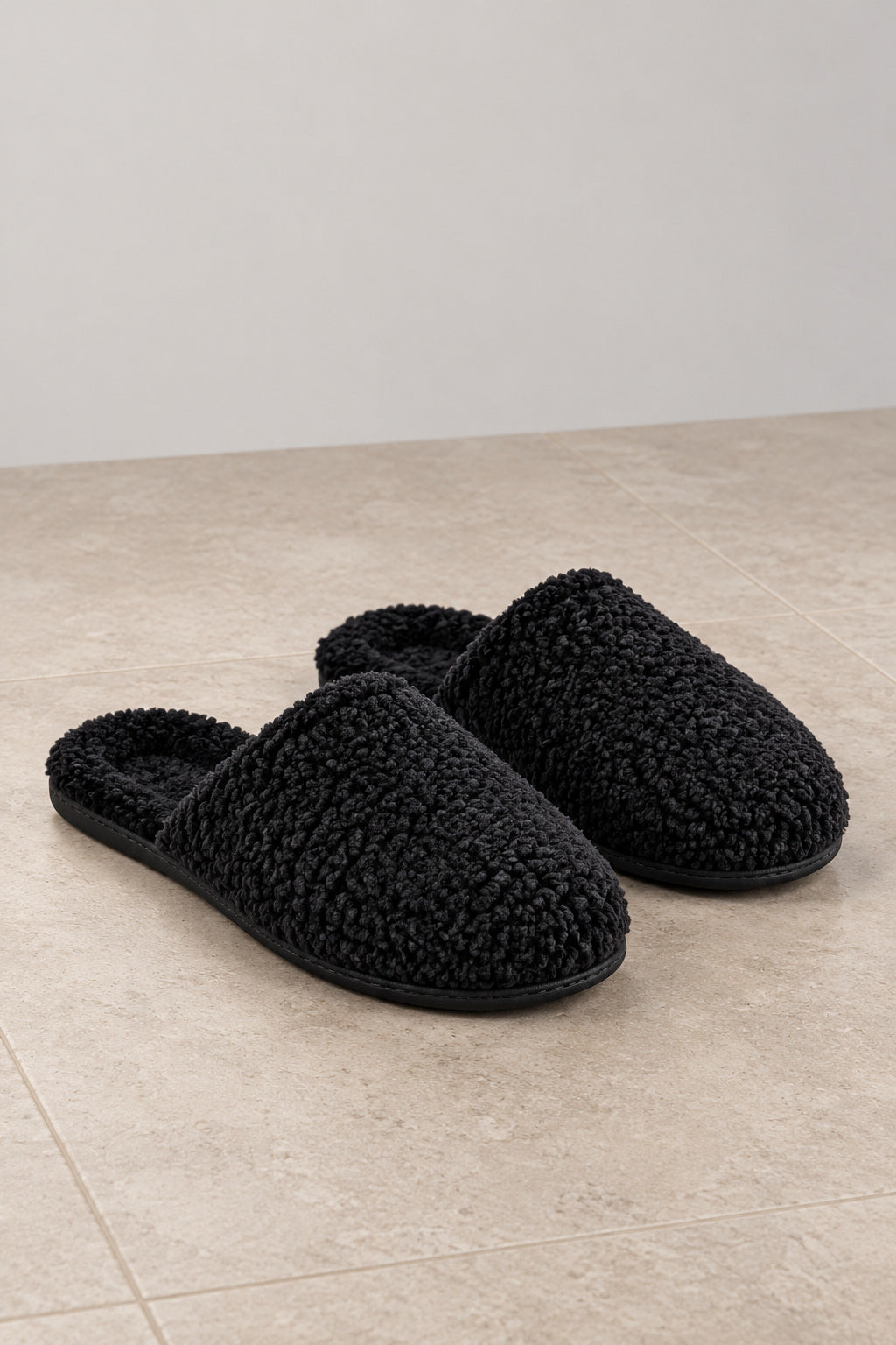 Teddy Slippers Loafer-Style Slip-On with Moc Toe for Women | Tanwen