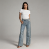 Saar | Women's High-Waist Straight-Leg Jeans