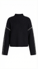 Knit Sweater Women Mock Neck Oversized Long Sleeve