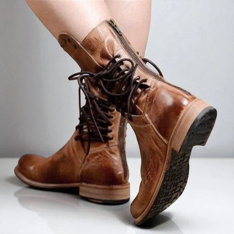 Hiking | Women's Lace Up Studded Ankle with Comfortable Casual Everyday Walking