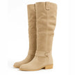 Hiking | Women's Slouchy Knee High Side Zip with Comfortable Casual Everyday
