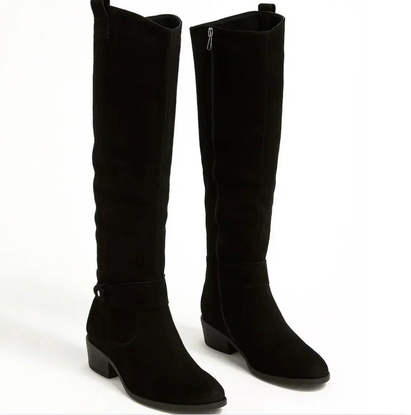 Hiking | Women's Slouchy Knee High Side Zip with Comfortable Casual Everyday