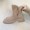 Hiking | Women's Winter Fur Lined with Block-Heel Comfortable Casual Everyday Walking
