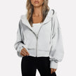 Lieke | Women's Cropped Hooded Sweater Pullover with Knit Cozy Soft Long-Sleeve