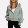 Lieke | Women's Cropped Hooded Sweater Pullover with Knit Cozy Soft Long-Sleeve