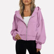 Lieke | Women's Cropped Hooded Sweater Pullover with Knit Cozy Soft Long-Sleeve