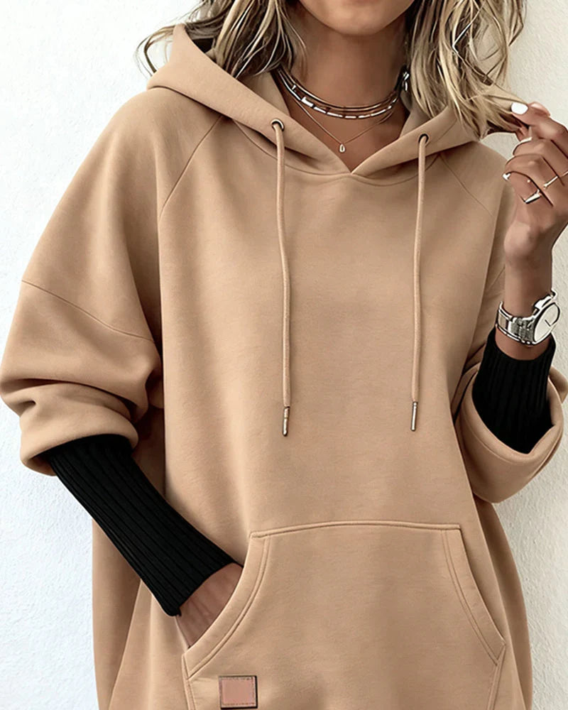 Yara | Women's Hooded Sweater Pullover with Knit Cozy Soft for Casual