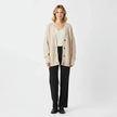 Saga | Women's Oversized Ribbed Knit Button-Front Cardigan