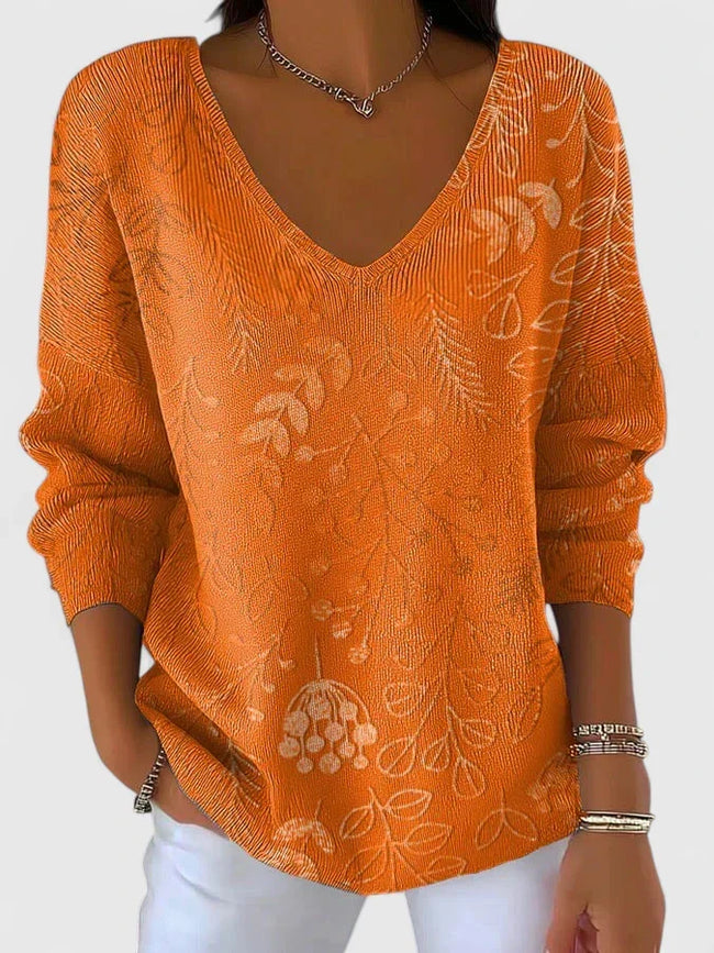 Aislynnne | Women's Versatile V-Neck Sweater Pullover with Chic Cozy for Autumn