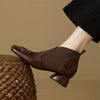 FJØRNA women's orthopedic ankle boots with heels, non-slip sole, stylish design, and supportive fit for comfortable everyday wear.
