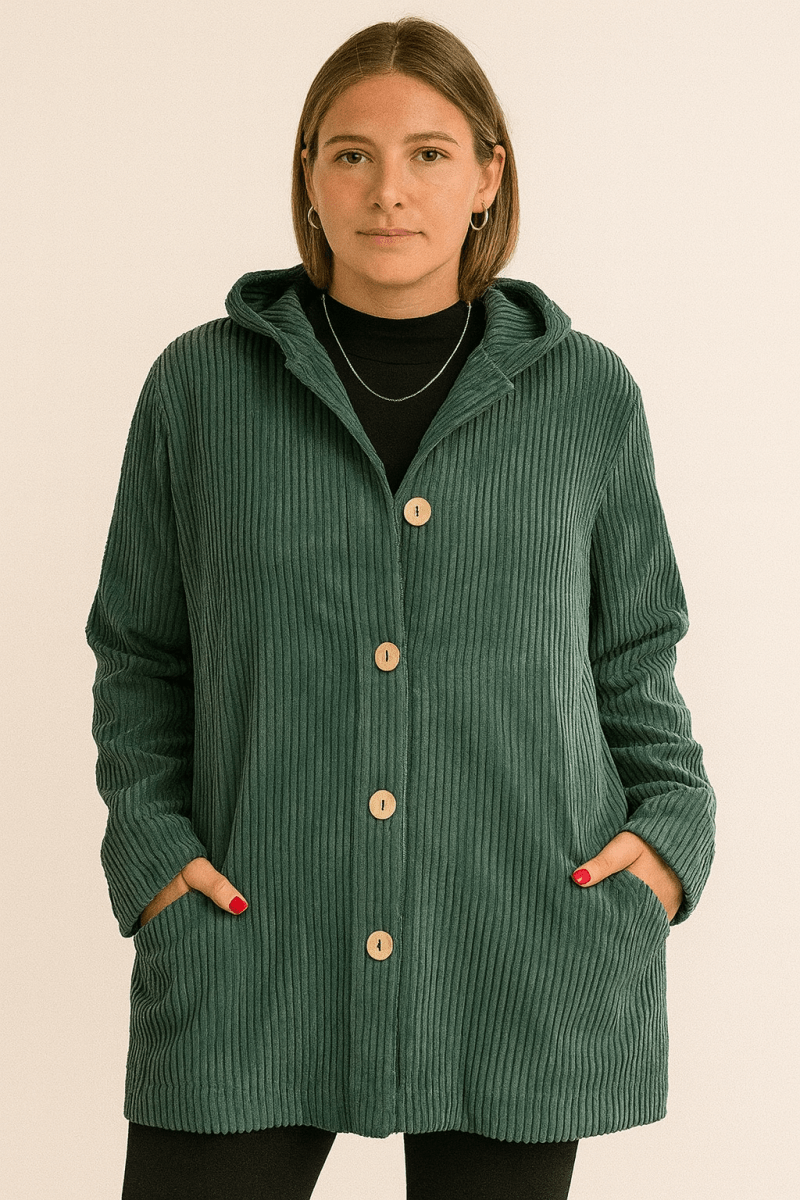 Indie | Women's Hooded Corduroy Jacket