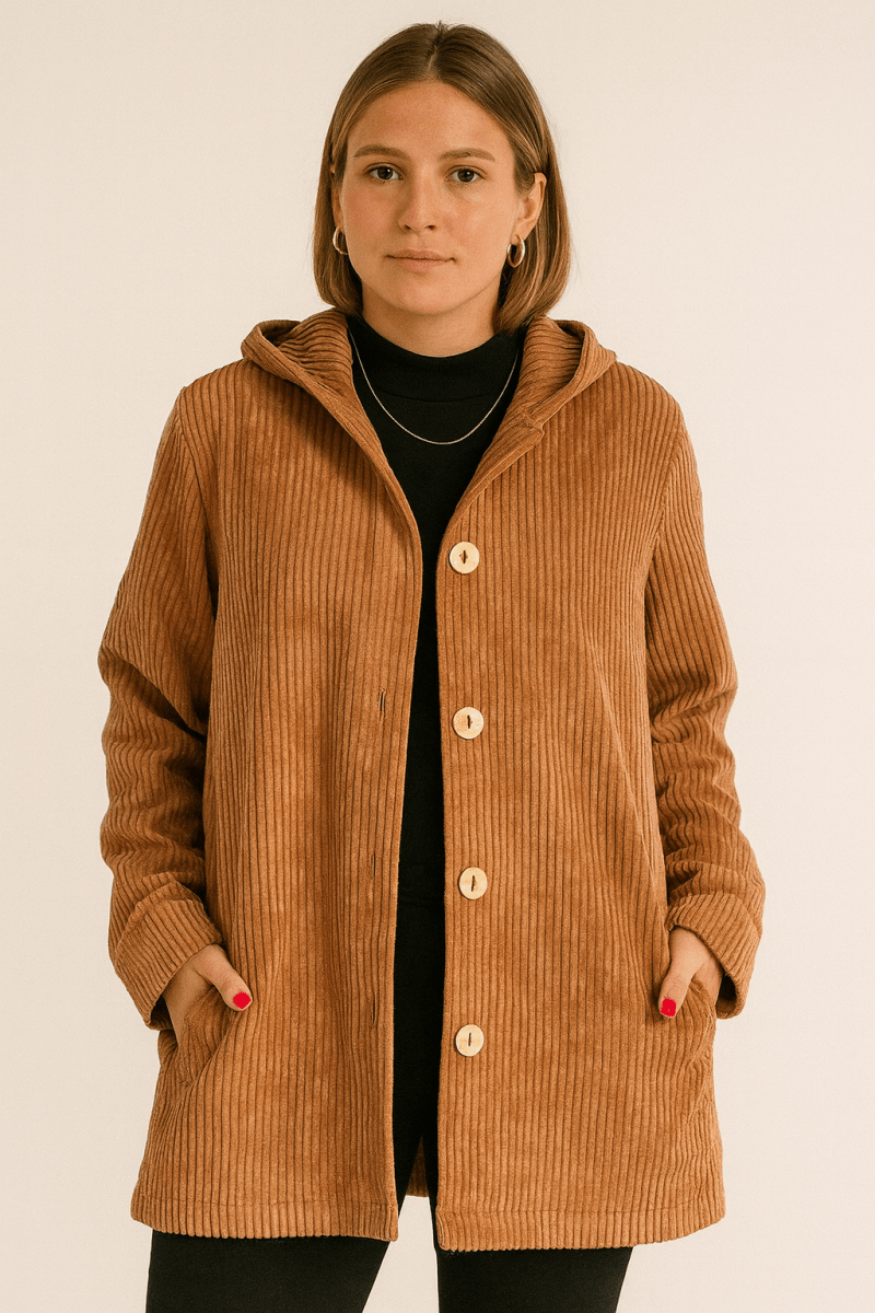 Indie | Women's Hooded Corduroy Jacket