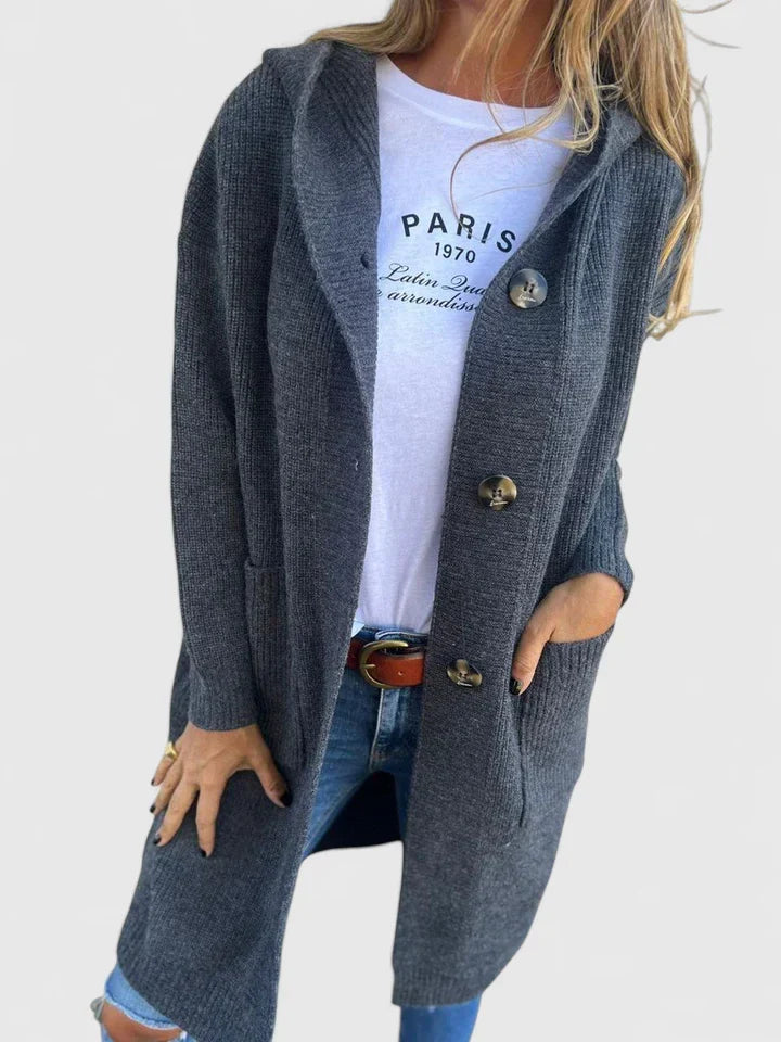 Giulyanrah | Women's Pockets Longline Cardigan