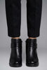 Freya | Women's Leather Ankle Zip Buckle Sole Boots with Comfortable Casual