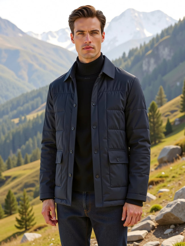 Charlie | Elegant Wool Coat for Men