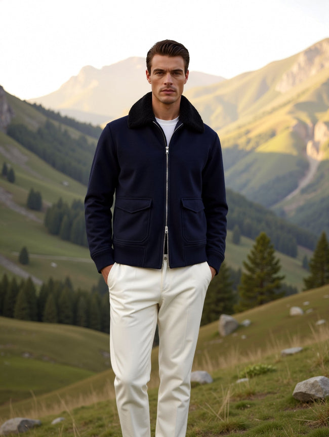 Aaron | Zip-Up Field Jacket for Men