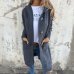 Willemijn | Women's Long Stand-Collar Collared Cardigan