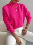 Fiona | Women's Elegant Cozy Relaxed Fit Knit Sweater with Minimalist for Layering