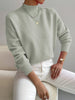 Fiona | Women's Elegant Cozy Relaxed Fit Knit Sweater with Minimalist for Layering